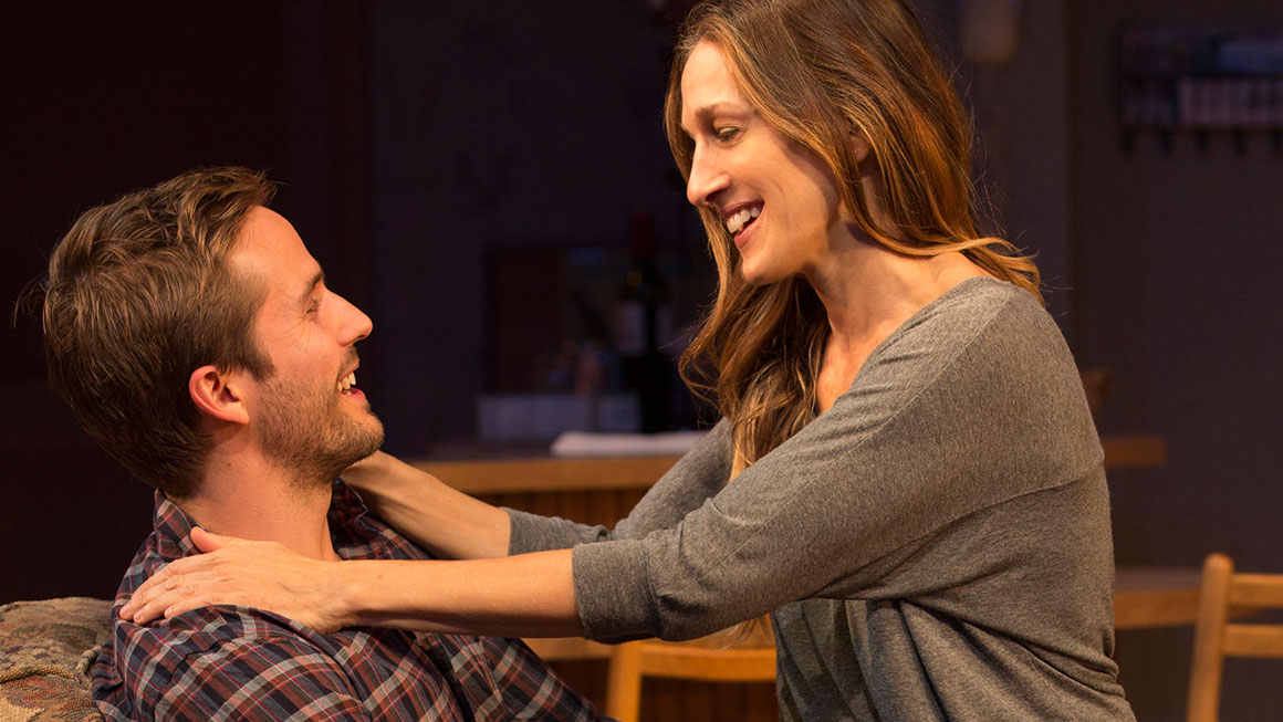 Michael Stahl-David as Gabe and Sarah Jessica Parker as Becca in <i>The Commons of Pensacola</I>.