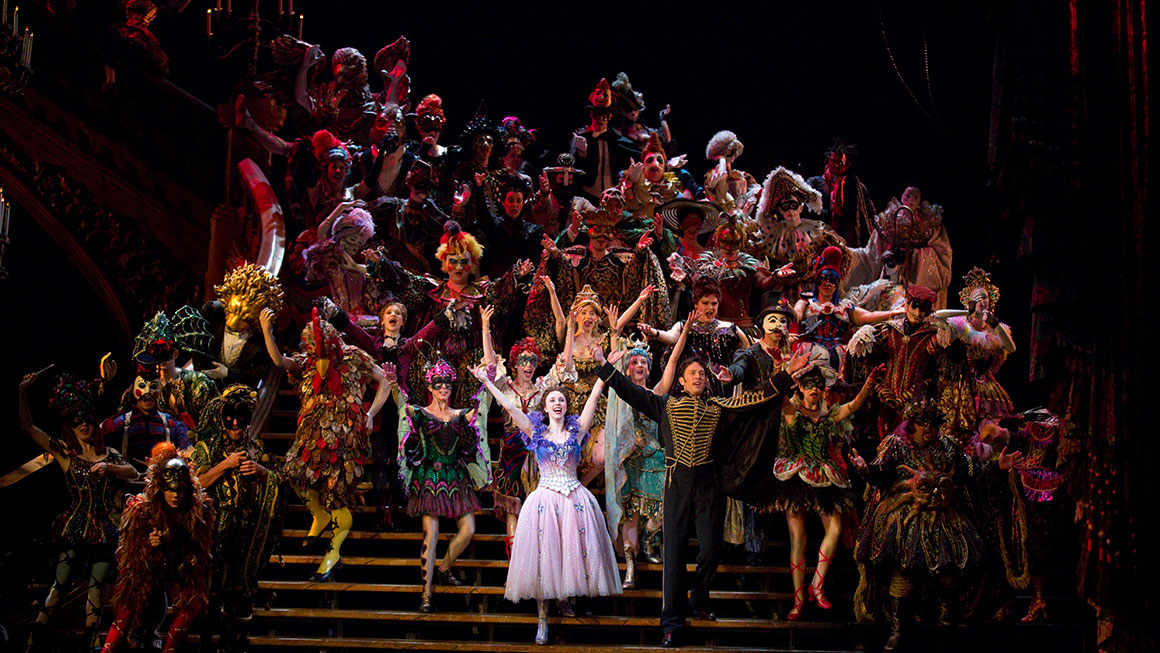 "Masquerade" featuring the company of <i>Phantom of the Opera</i>.