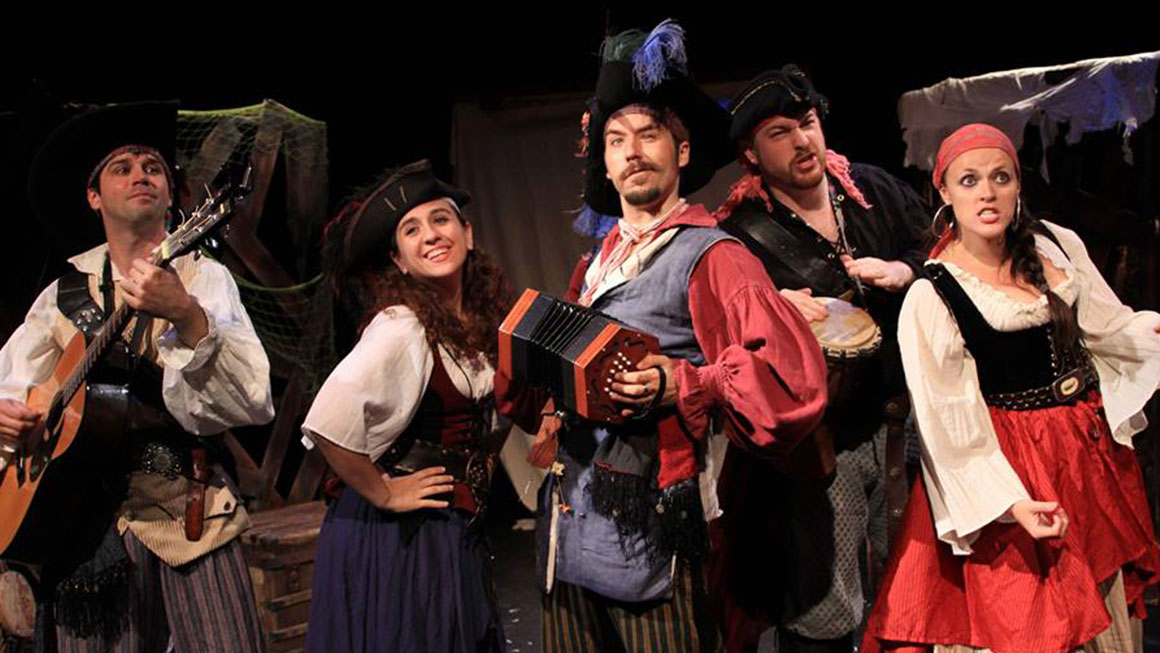 A scene from the off-Broadway musical <em>The Greatest Pirate Story (N)Ever Told</em>.