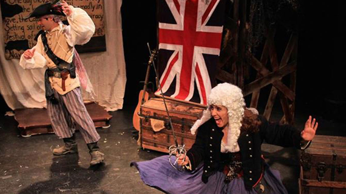 A scene from the off-Broadway musical <em>The Greatest Pirate Story (N)Ever Told</em>.