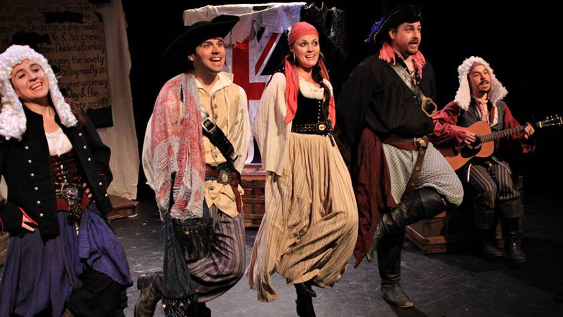 A scene from the off-Broadway musical <em>The Greatest Pirate Story (N)Ever Told</em>.