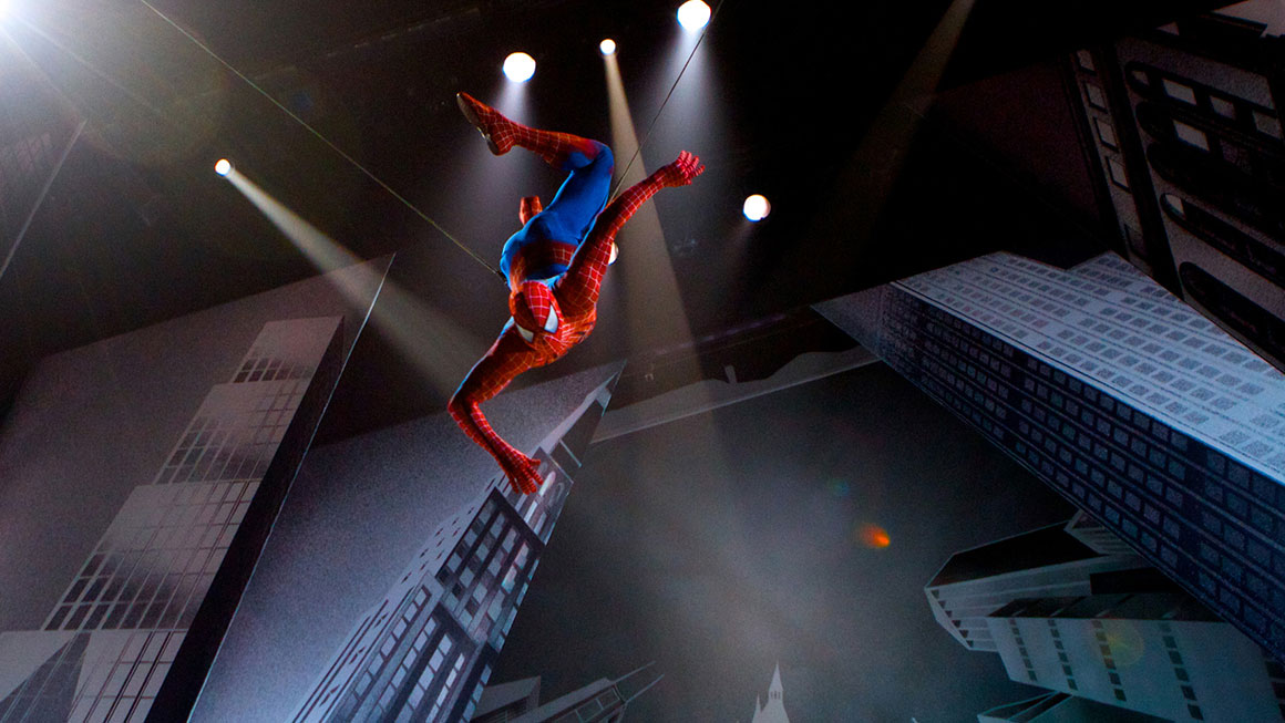 Reeve Carney in <em>Spider-Man, Turn Off the Dark</em>.