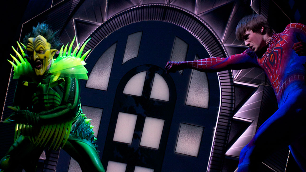 Reeve Carney in <em>Spider-Man, Turn Off the Dark</em>.